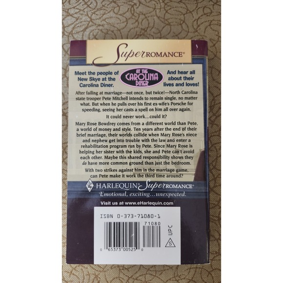 The Third Mrs‎ Mitchell: At the Carolina Diner (Harlequin Superromance) - GOOD - Picture 2 of 4